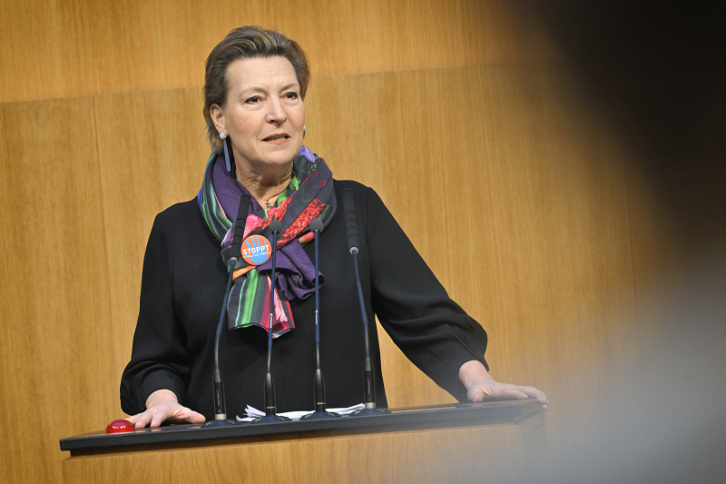 Am Rednerpult: Nationalratsabgeordnete Gabriele Heinisch-Hosek (SPÖ)