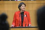 Am Rednerpult: Nationalratsabgeordnete Elisabeth Götze (GRÜNE)