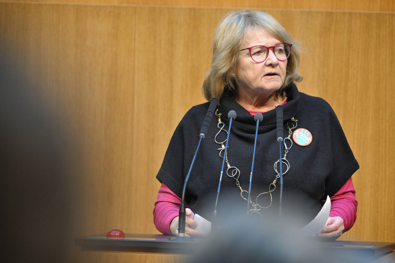 Am Rednerpult: Nationalratsabgeordnete Ruth Becher (SPÖ)