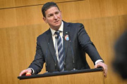 Am Rednerpult: Nationalratsabgeordneter Andreas Kühberger (ÖVP)