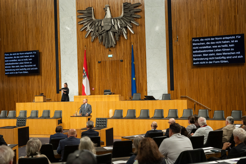 Abschlussworte Nationalratspräsident Wolfgang Sobotka (V)