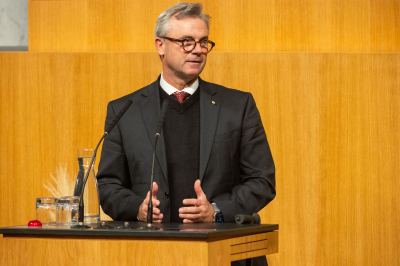 Eröffnungsworte Dritter Nationalratspräsident Norbert Hofer (FPÖ)