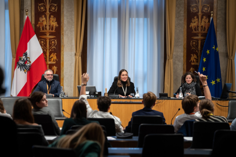 Blick Richtung Präsidium