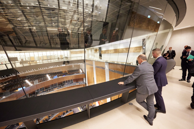 Führung durch das Parlament durch Nationalratspräsident Wolfgang Sobotka (ÖVP)