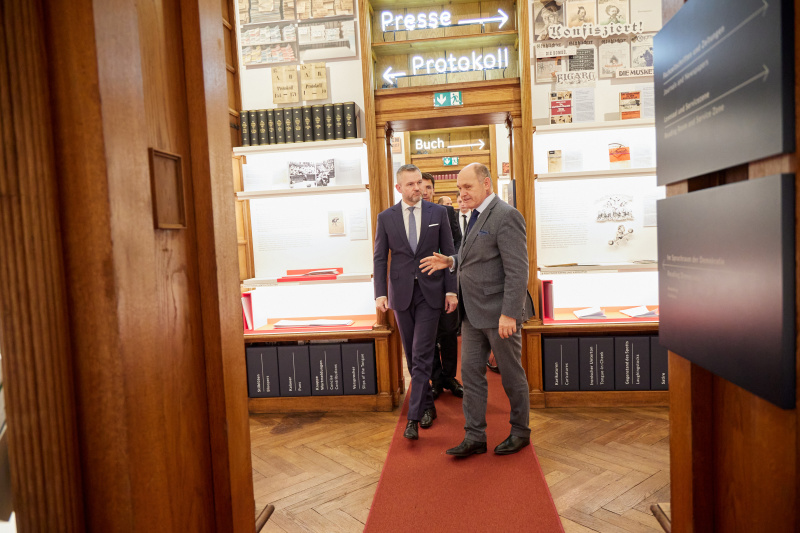 Führung durch das Parlament durch Nationalratspräsident Wolfgang Sobotka (ÖVP)