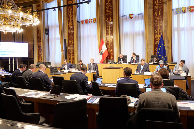 Vorsitz Nationalratsabgeordneter Karlheinz Kopf (ÖVP)