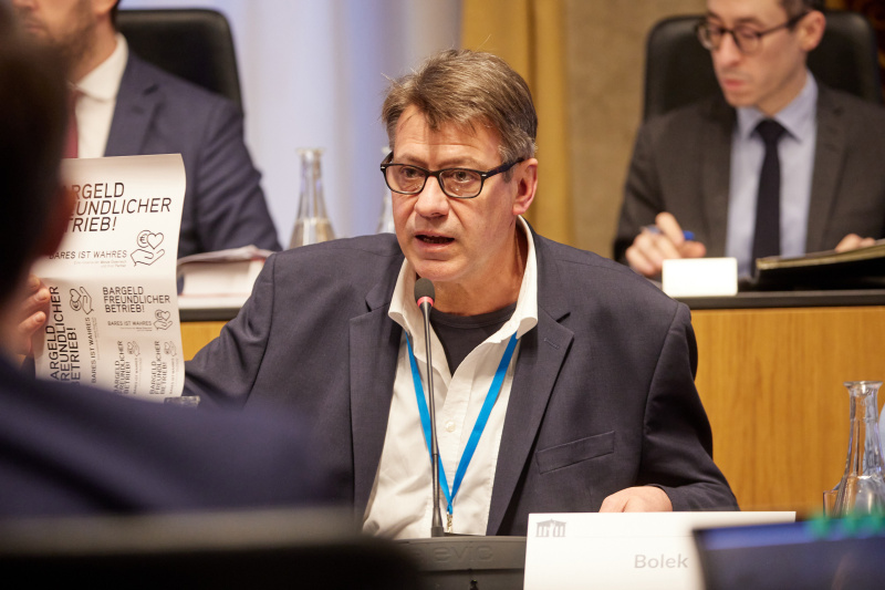 Bevollmächtigter des Volksbegehrens Werner Bolek