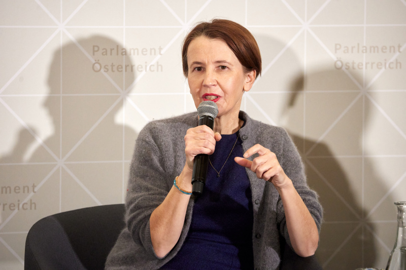 Preisträgerin für Initiative Minderheiten Cornelia Kogoj 