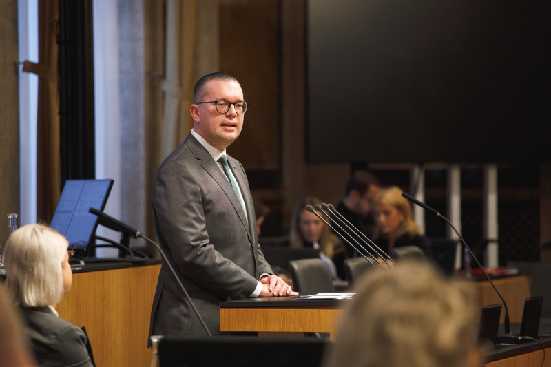 Am Rednerpult: Bundesrat Matthias Zauner (ÖVP)