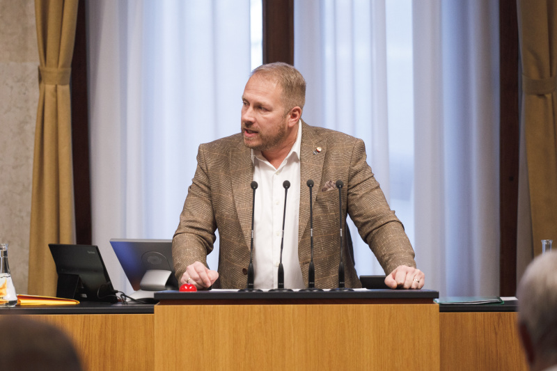 Am Rednerpult: Bundesrat Markus Leinfellner (FPÖ)