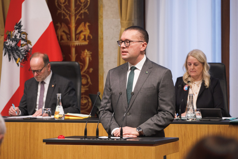 Am Rednerpult: Bundesrat Matthias Zauner (ÖVP)