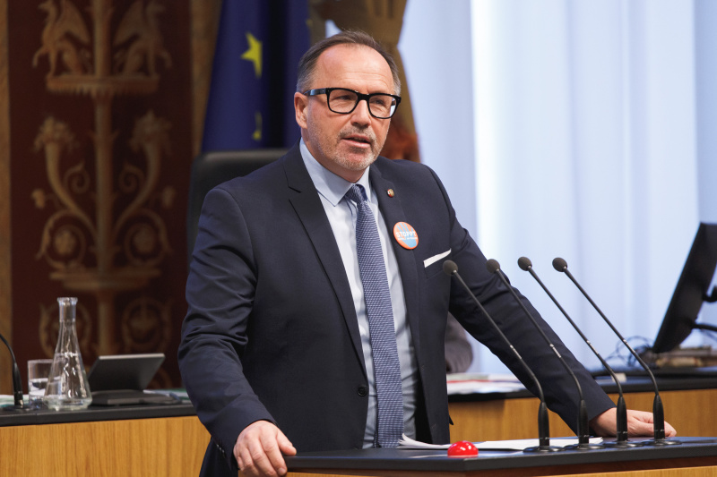 Am Rednerpult: Bundesrat Günter Pröller (ÖVP)