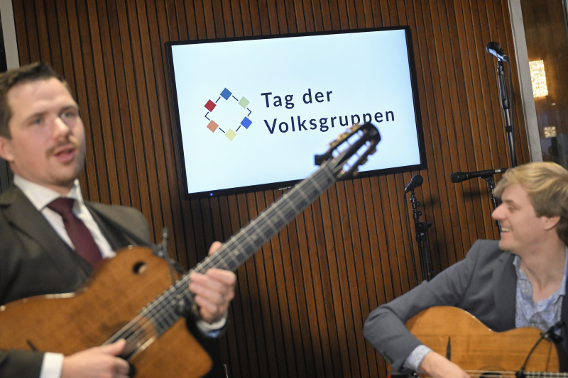 Infomonitor im Nationalratssaal