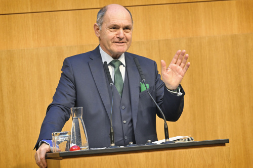 Eröffnungsworte. Nationalratspräsident Wolfgang Sobotka (ÖVP)