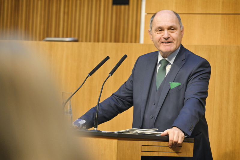 Eröffnungsworte. Nationalratspräsident Wolfgang Sobotka (ÖVP)