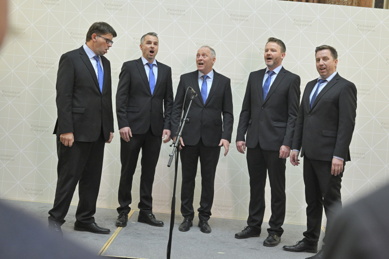 Kulturbeitrag der slowenischen Volksgruppe: Kvintet Donet