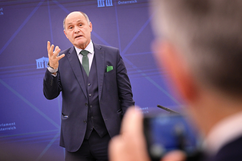 Eröffnung der Ausstellung. Nationalratspräsident Wolfgang Sobotka (ÖVP)