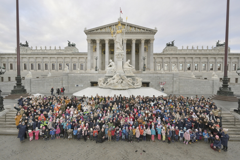 Gruppenfoto Schulverein Komenský