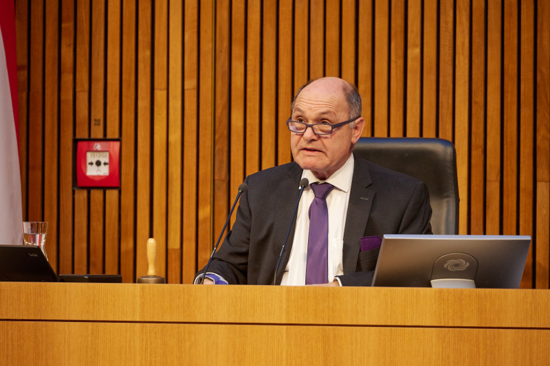 Nationalratspräsident Wolfgang Sobotka (ÖVP) am Präsidium