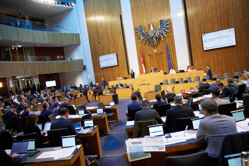 Nationalratspräsident Wolfgang Sobotka (ÖVP) am Präsidium