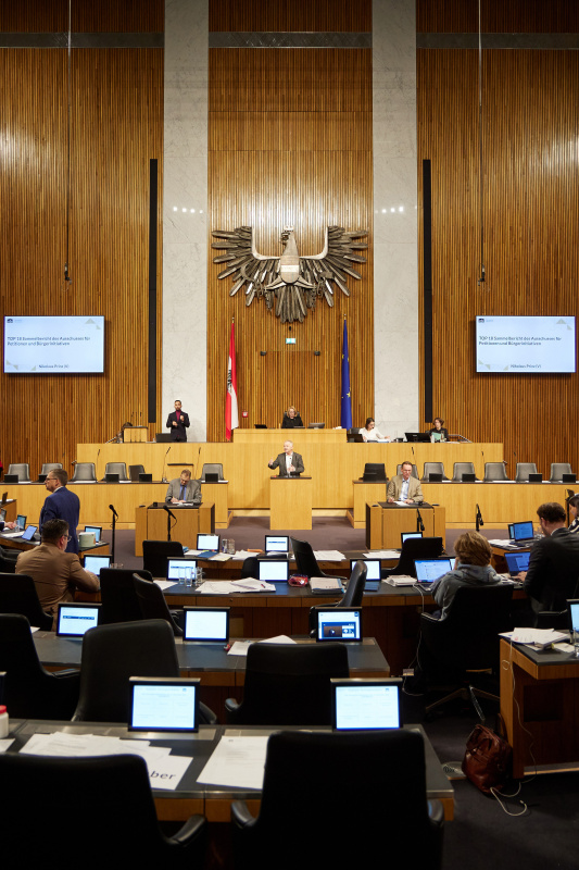 Am Rednerpult Nationalratsabgeordneter Nikolaus Prinz (ÖVP)