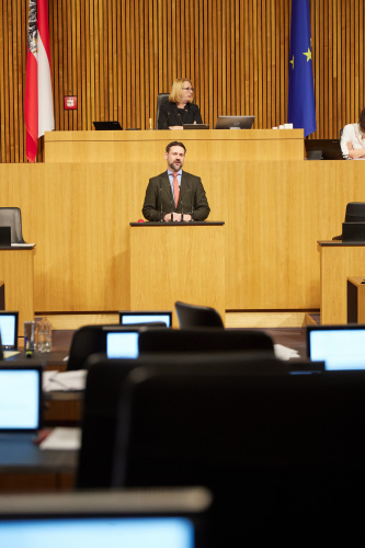 Am Rednerpult Nationalratsabgeordneter Friedrich Ofenauer (ÖVP)