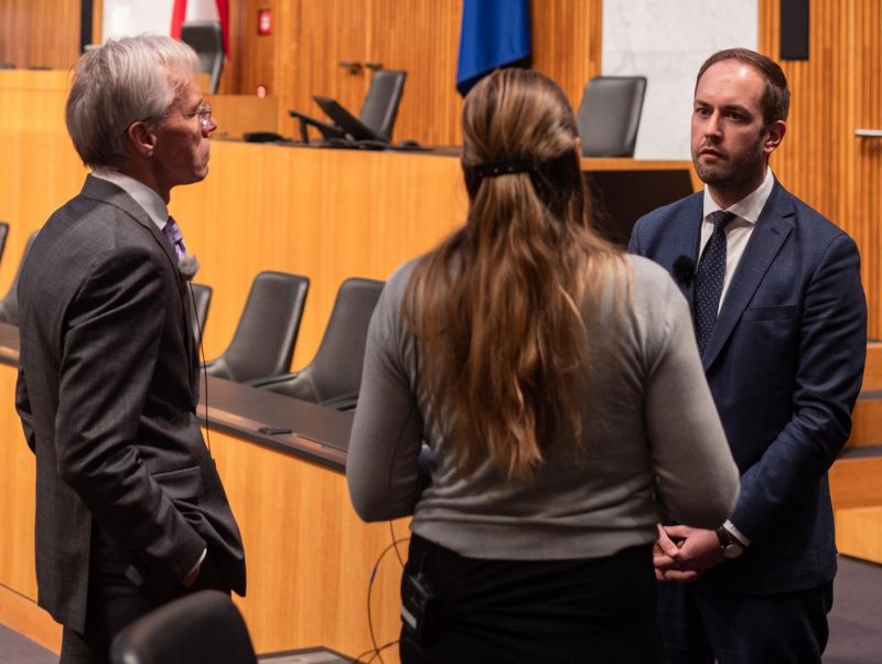 Von links: Alexander Somek, Christoph Rattinger