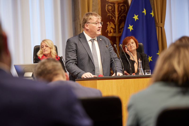 Am Rednerpult Bundesrat Markus Steinmaurer (FPÖ)