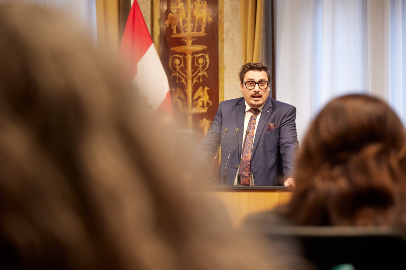 Am Rednerpult Vorsitzender der Bundesratsfraktion Christoph Steiner (FPÖ)