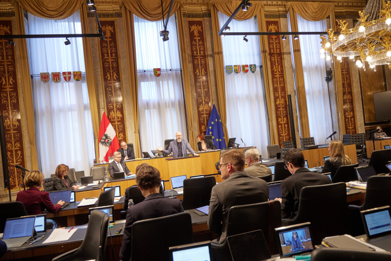 Am Rednerpult Vorsitzender der Bundesratsfraktion Marco Schreuder (GRÜNE)