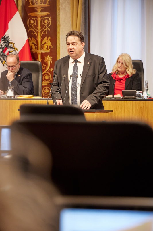 Am Rednerpult Bundesrat Klemens Kofler (FPÖ)