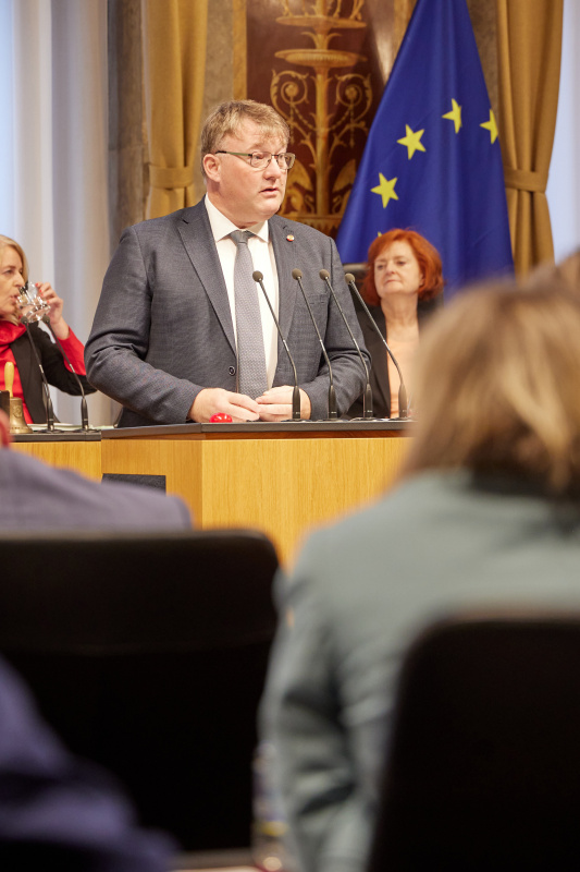 Am Rednerpult Bundesrat Markus Steinmaurer (FPÖ)