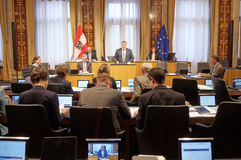 Am Rednerpult Bundesrat Markus Steinmaurer (FPÖ)
