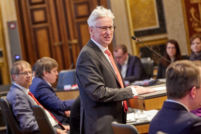 Am Rednerpult Walter Leiss Österreichischer Gemeindebund