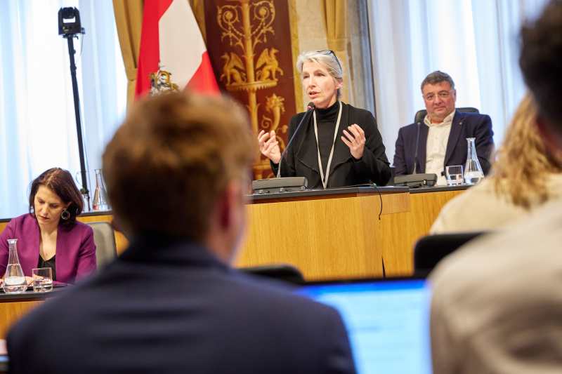 Am Rednerpult Christiane Wendehorst Universität Wien