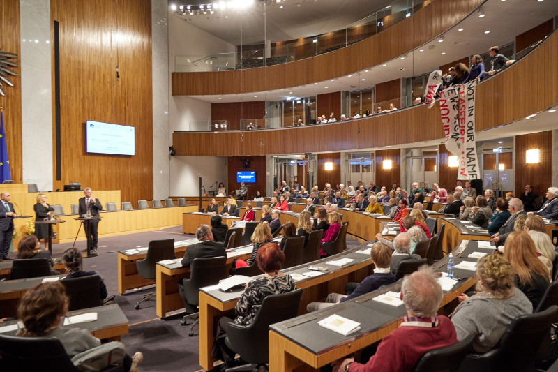 Aktion von Aktivist:innen