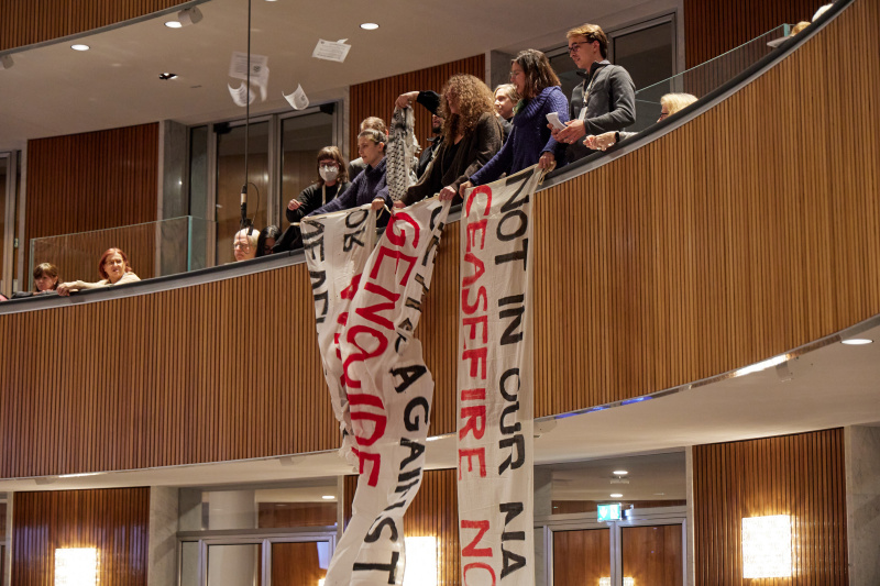 Aktion von Aktivist:innen