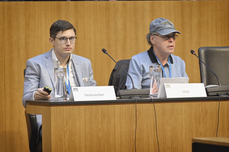 Vertreter des Volksbegehrens von links: Marcus Hohenecker, Anatolij Volk