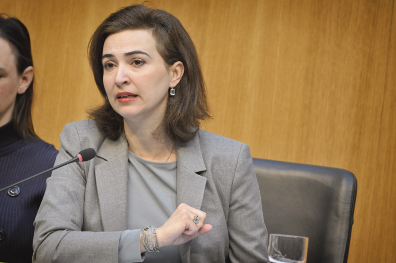 Justizministerin Alma Zadic (GRÜNE) am Wort