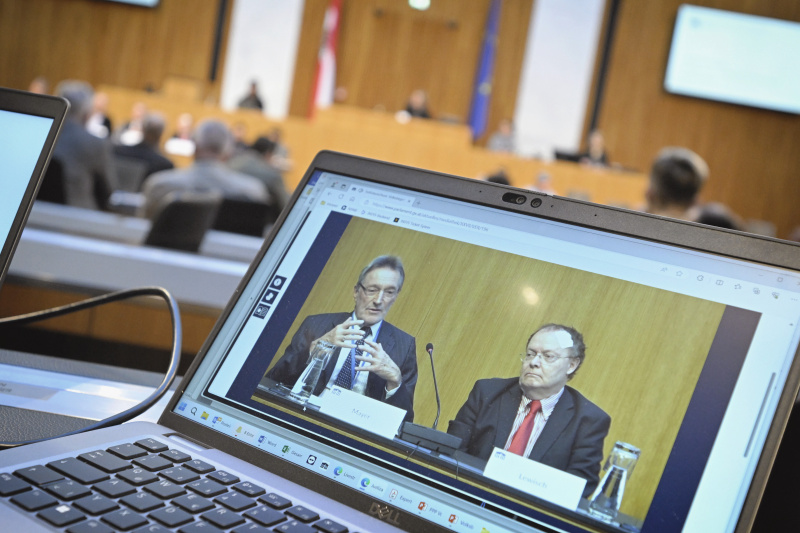 Von links: Heinz Mayer, Peter Lewisch