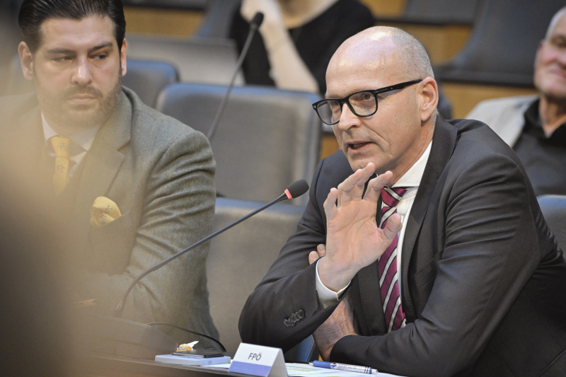 Nationalratsabgeordneter Harald Stefan (FPÖ) am Wort