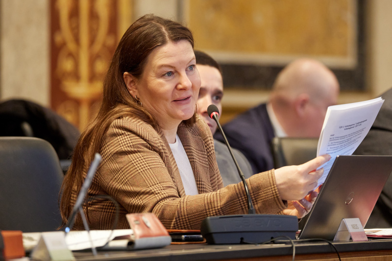 Nationalratsabgeordnete Karin Doppelbauer (NEOS) am Wort
