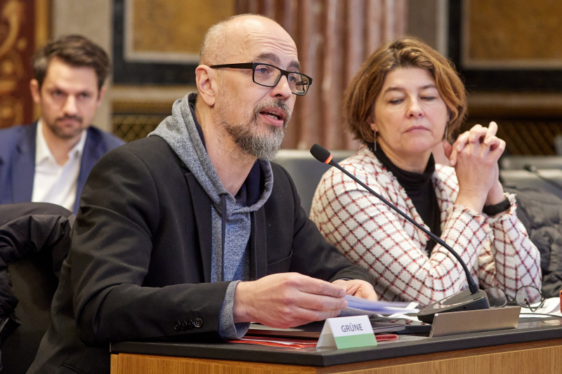 Nationalratsabgeordneter Michel Reimon (GRÜNE) am Wort
