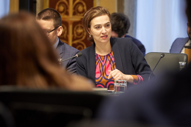 Justizministerin Alma Zadic (GRÜNE) am Wort