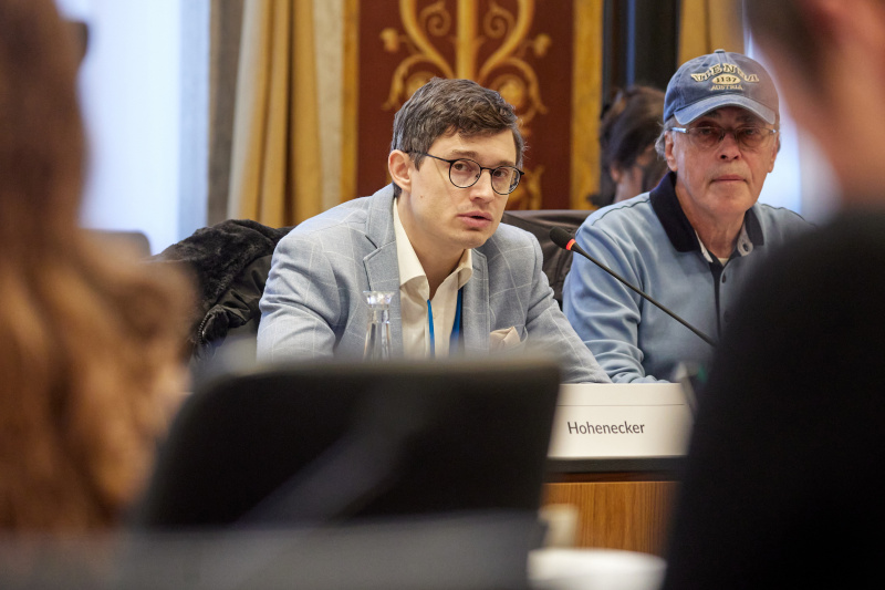 Bevollmächtigter Volksbegehren "Lieferkettengesetz Volksbegehren“ Macus Hohenecker am Wort