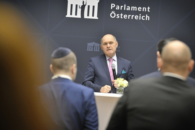 Begrüßung. Nationalratspräsident Wolfgang Sobotka (ÖVP)