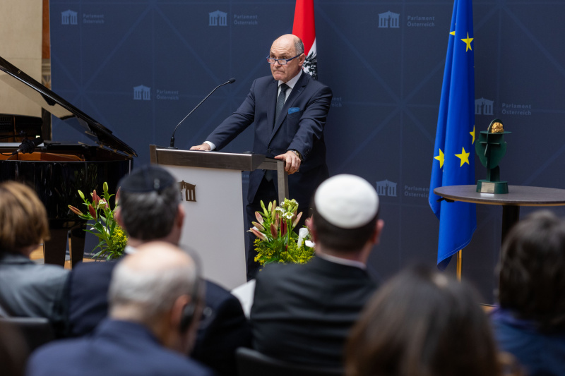 Dankesworte von Nationalratspräsident Wolfgang Sobotka (ÖVP)