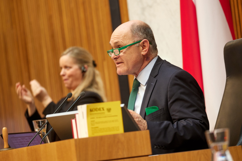 Nationalratspräsident Wolfgang Sobotka (ÖVP) am Präsidium