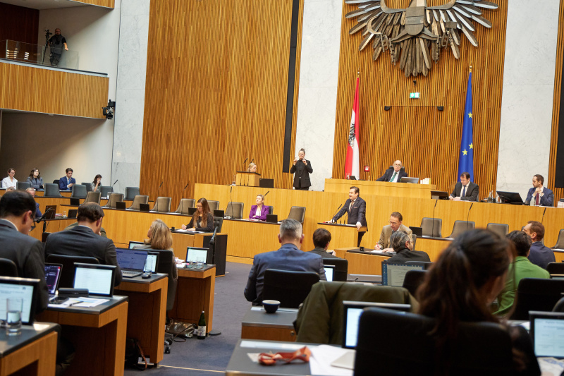 Am Rednerpult Nationalratsabgeordneter Kurt Egger (ÖVP)