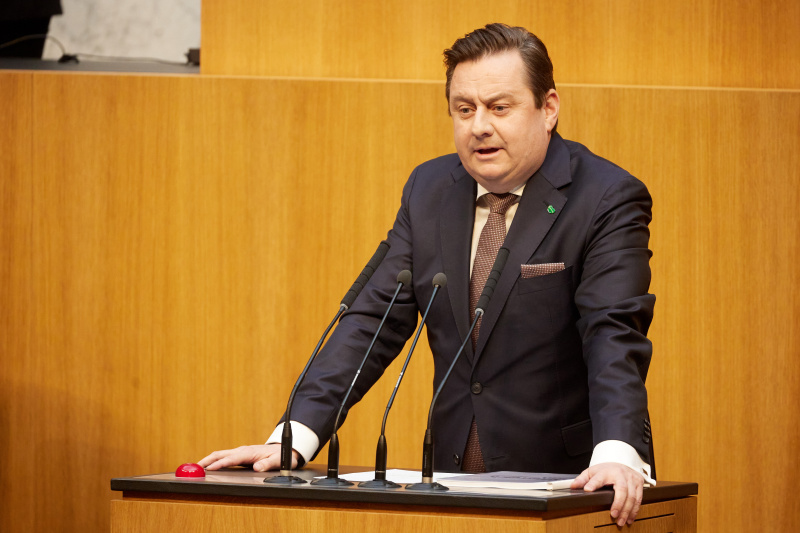 Am Rednerpult Nationalratsabgeordneter Kurt Egger (ÖVP)